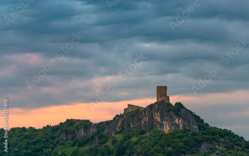 old castle on the hill