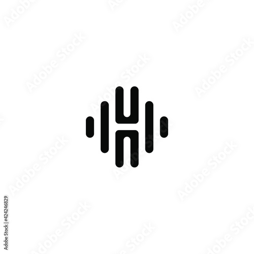initial H logo design