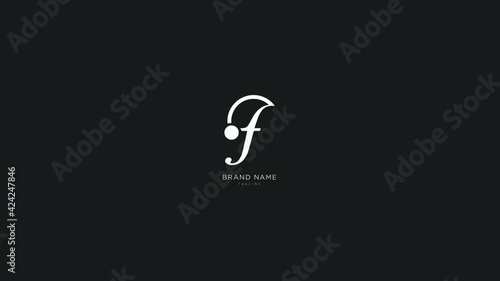 Alphabet letter Initial F, FF logo vector design, minimal, innovative, creative, symbol, sign, monogram, template, logotype, concept, branding for premium business typeface, startup, company etc.