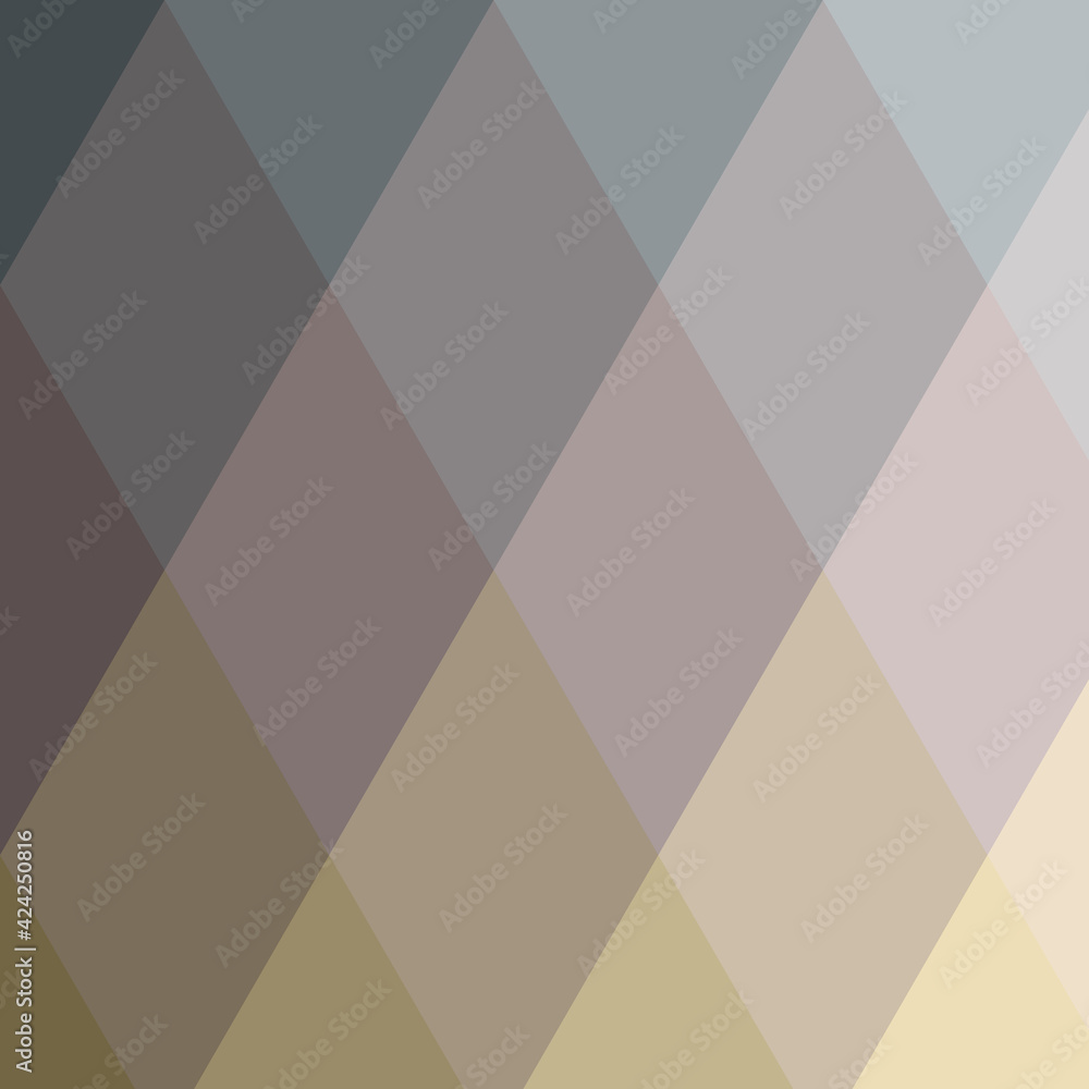 Fototapeta premium Abstract color Low-Polygones Generative Art background illustration