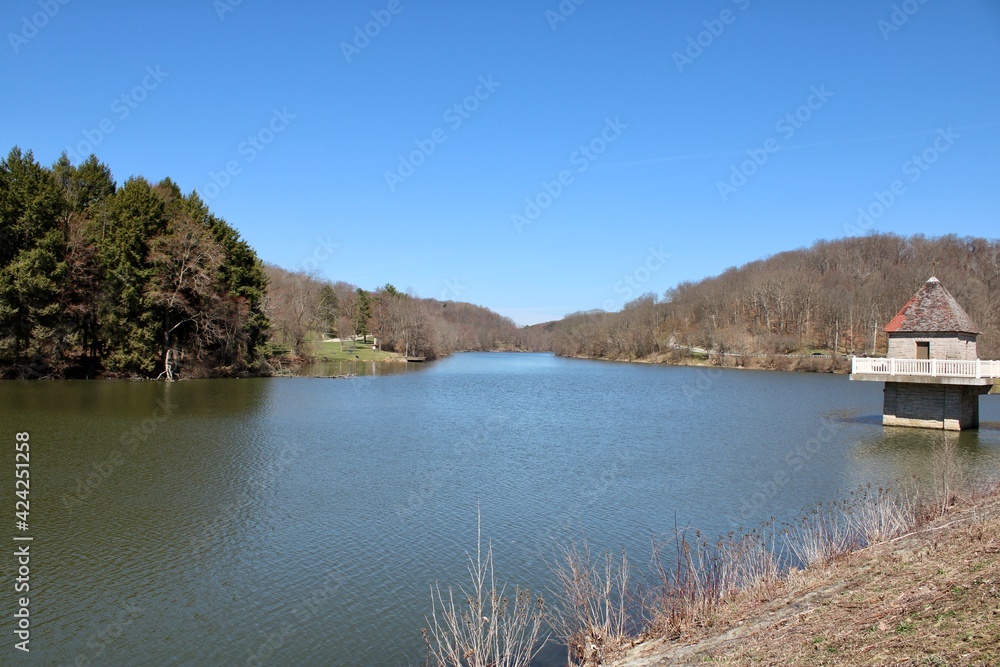 North Park Lake in the Springtime 