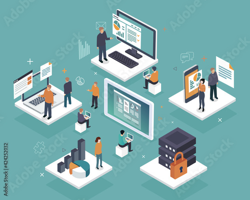 business isometric