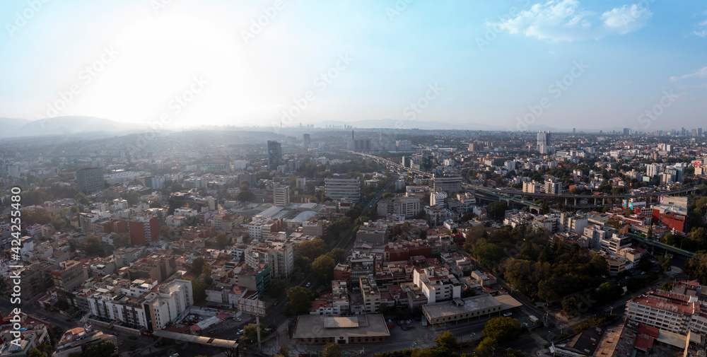Panorámica de la Ciudad de México