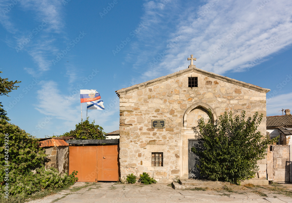 The church in the name of the Holy Great Martyr George the Victorious. The monastery of the XIV century