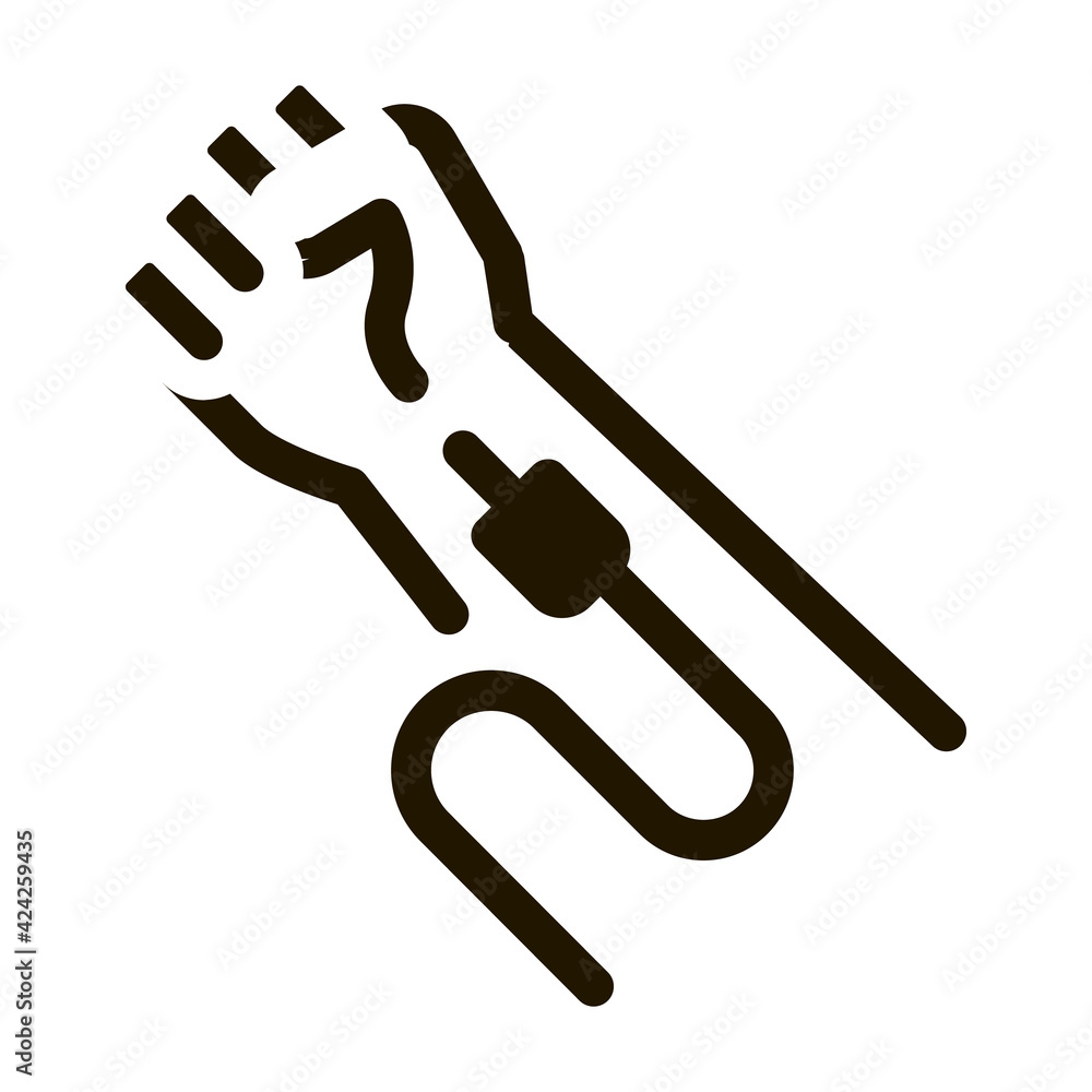 intravenous injection glyph icon vector. intravenous injection sign. isolated symbol illustration intravenous injection glyph icon vector. intravenous injection sign. isolated symbol illustration