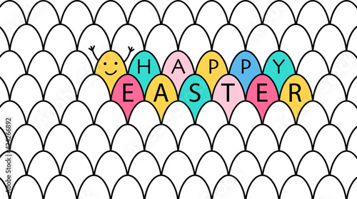 Easter horizontal banner