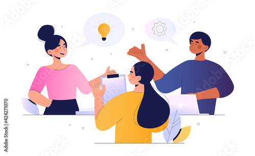 Business meeting concept