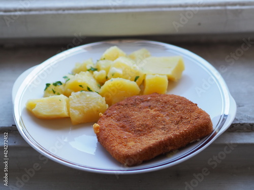 Czech food smazeny syr roasted cheese