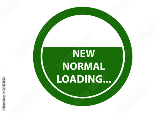 New normal setup. Covid-19 pandemic New Normal Lifestyle. New healthy lifestyle, wash your hands, wear a mask, maintain physical distance, work from home.