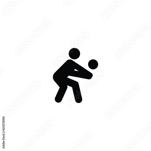 volleyball  icon vector sign symbol
