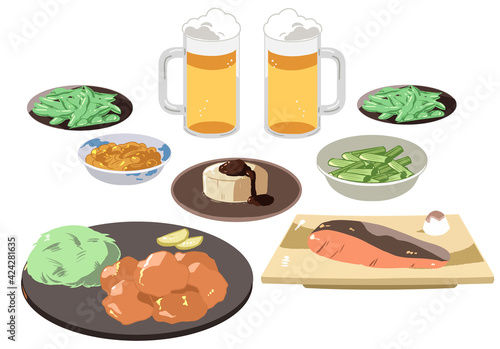 ビールとおつまみセット