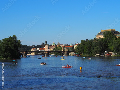 Summer in Prague Charles Bridge