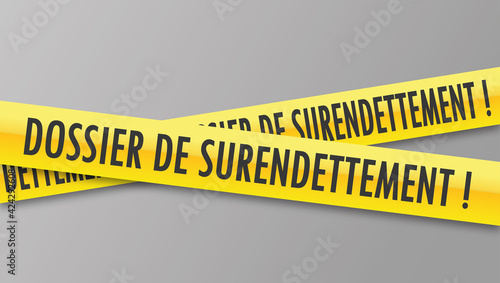 Logo dossier de surendettement.