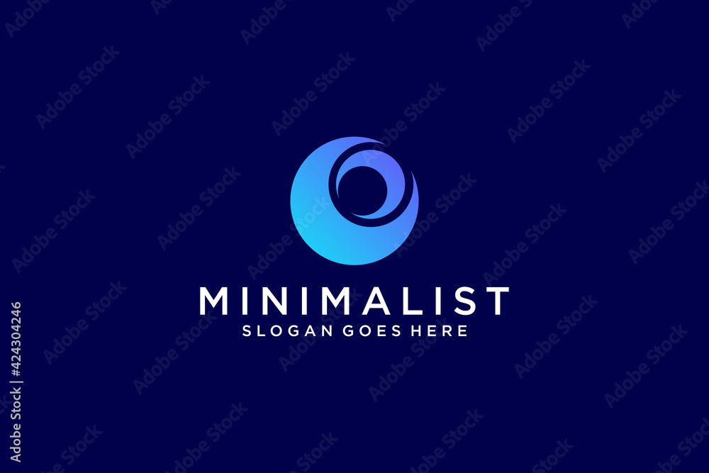 Abstract Initial Letter O Logo. Usable for Business, Technology and Branding Logos. Flat Vector Logo Design Template Element. Abstract Initial Letter O Logo. Usable for Business, Technology and Branding Logos. Flat Vector Logo Design Template Element.