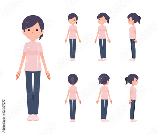 flat type medical staff woman_Doll