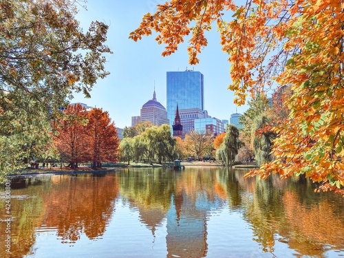 Tableau sur toile Boston in the Fall