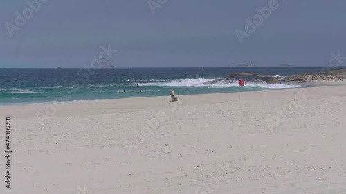 View of Piratininga Beach in Niterói, Rio de Janeiro. Sunny Day. photo