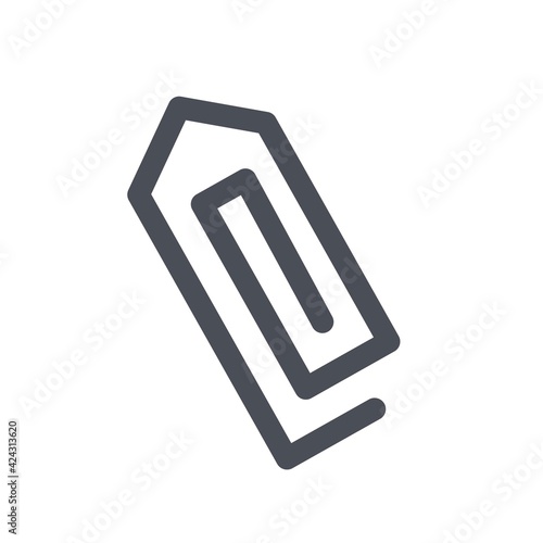 paper clip attachment icon - email attachment, attached file