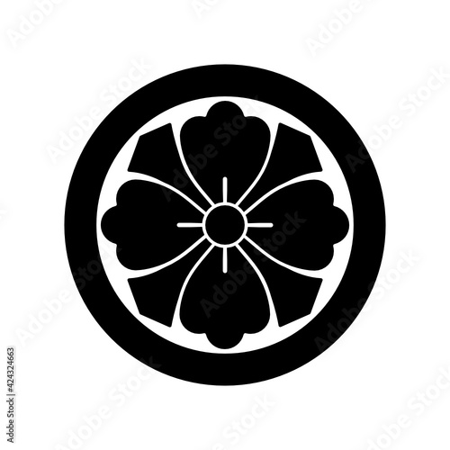 丸に四方剣花菱（まるにしほうけんはなびし花菱紋・