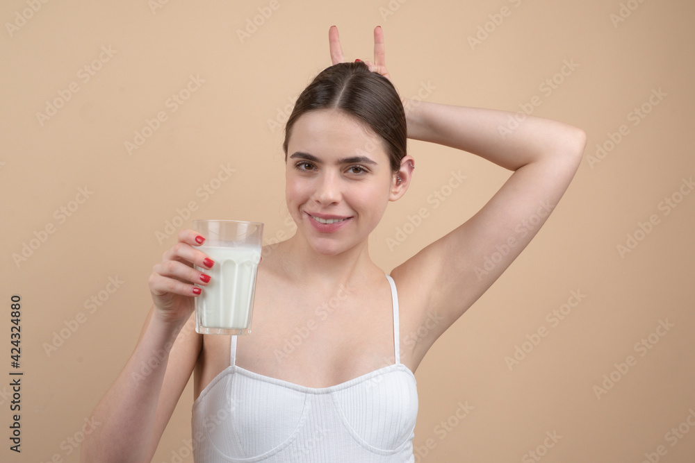 Vegan people concept. Vegetarian woman. Take in veggie. Cow goat girl, healthy lifestyle. Organic field for cow-milk. Vegan people concept. Vegetarian woman. Take in veggie. Cow goat girl, healthy lifestyle. Organic field for cow-milk.