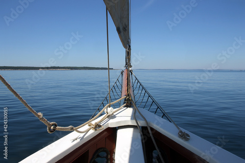 Bowsprit of a schooner