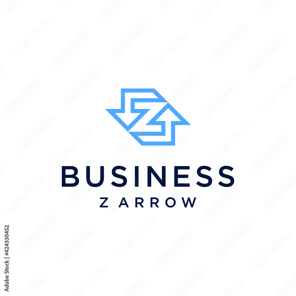 Z arrow logo vector modern simple sophisticated combination concept designs Z arrow logo vector modern simple sophisticated combination concept designs