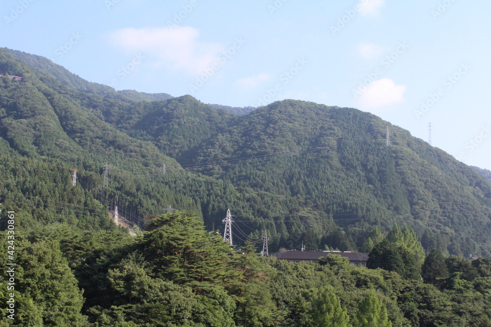 Japanese mountain landscape