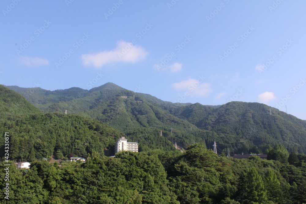 Japanese mountain landscape