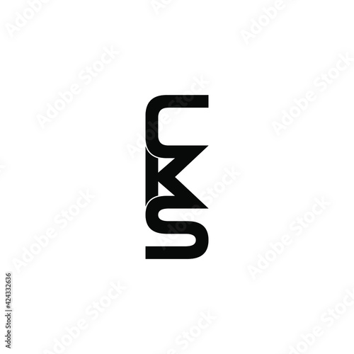 cks letter original monogram logo design