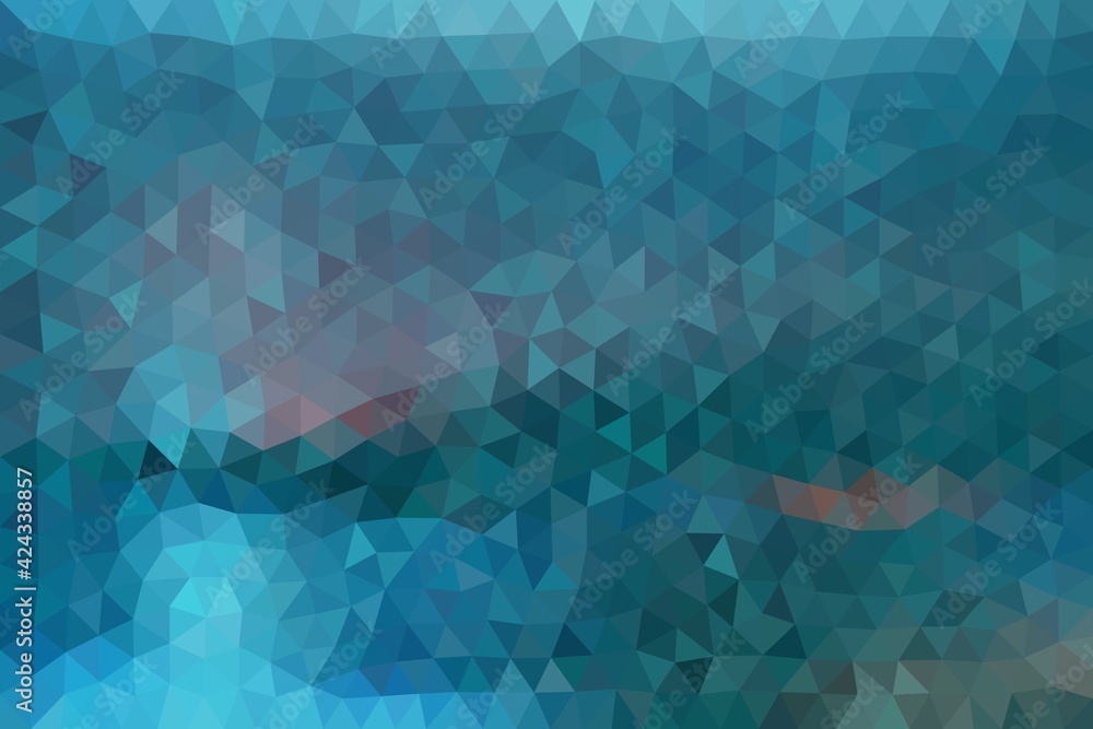 Obraz premium abstract blue background with triangles