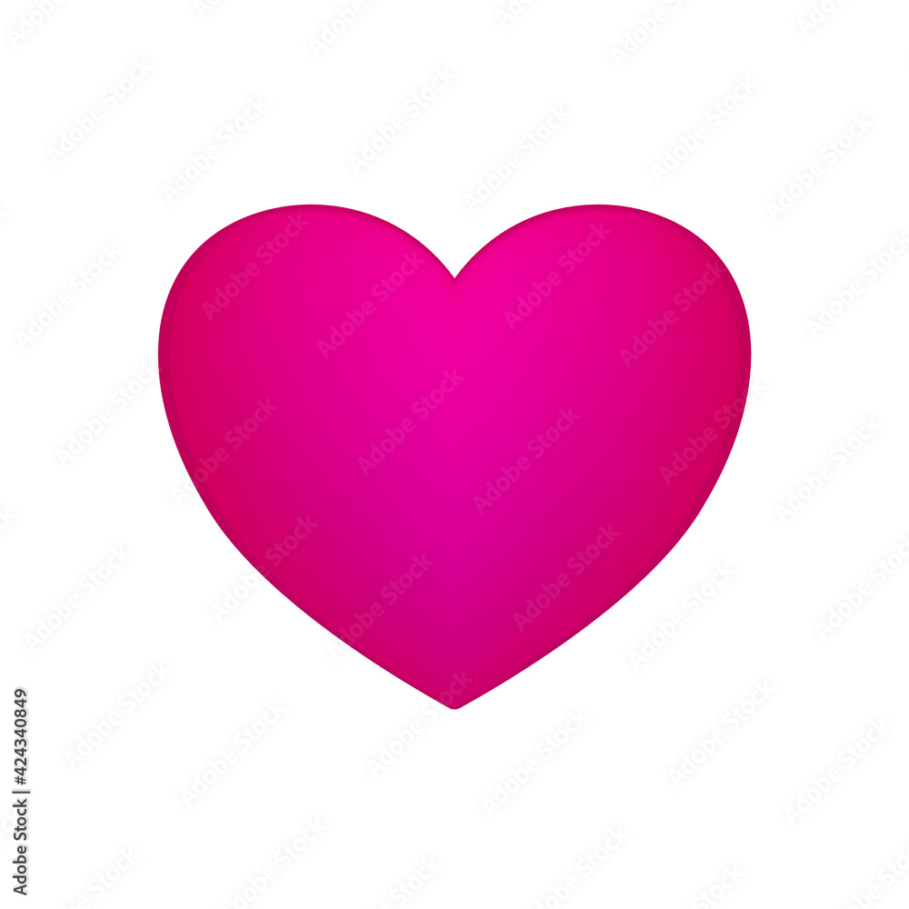 design vector icon heart minimal