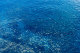 Surface de mer bleue 