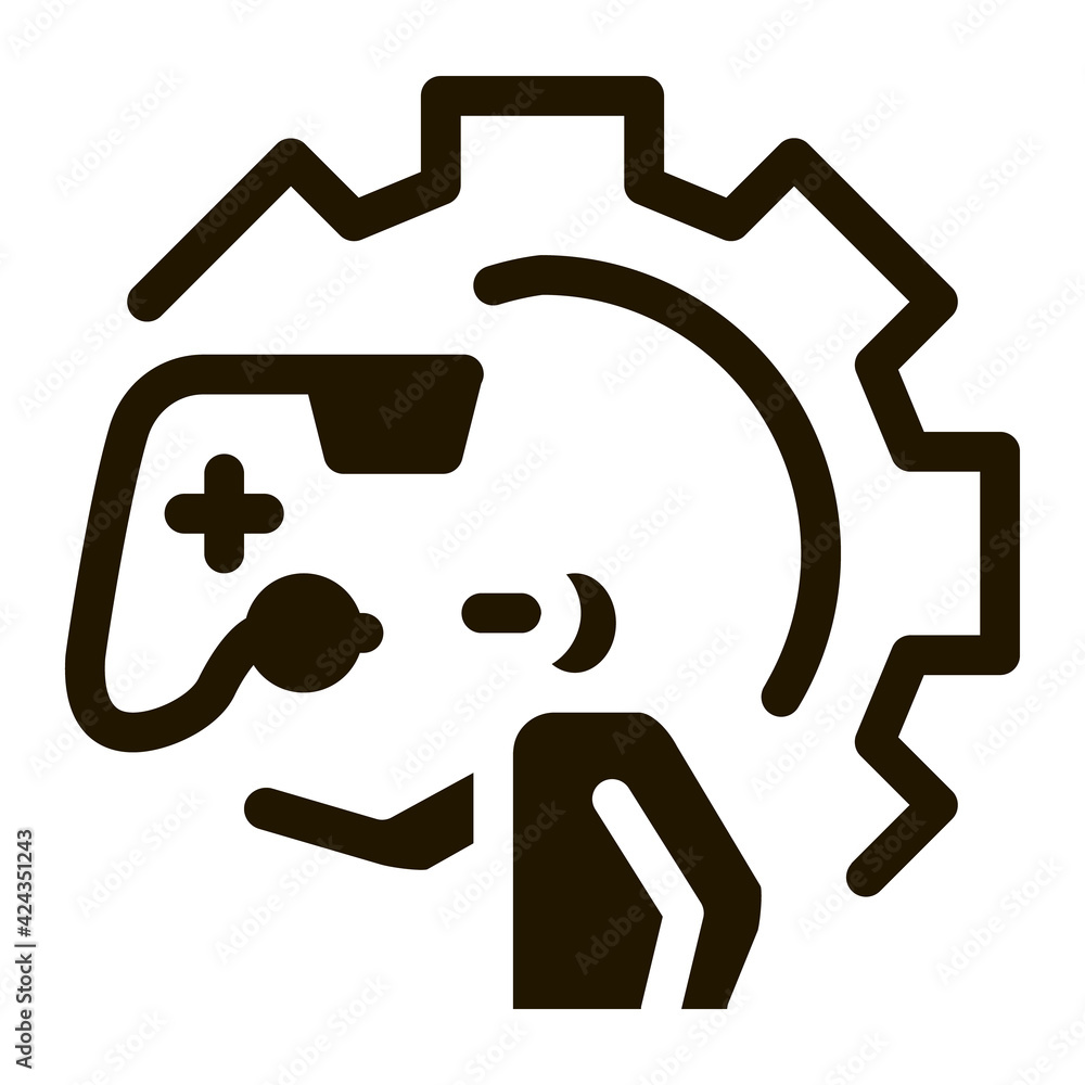 game development and testing glyph icon vector. game development and testing sign. isolated symbol illustration game development and testing glyph icon vector. game development and testing sign. isolated symbol illustration