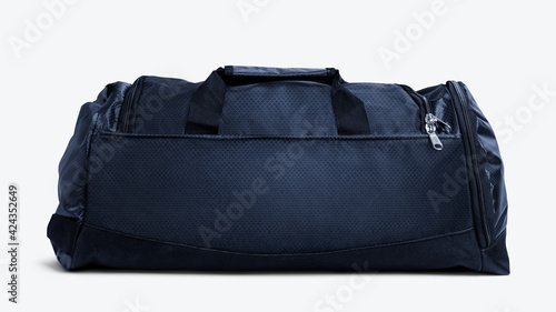 Blue duffle bag unisex accessory