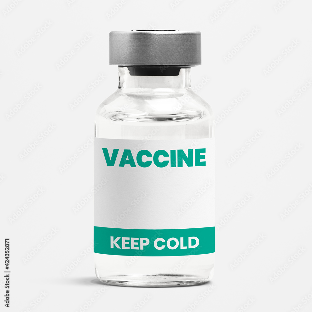 Vaccine injection glass bottle with storage condition Vaccine injection glass bottle with storage condition
