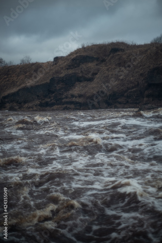 storm over the river