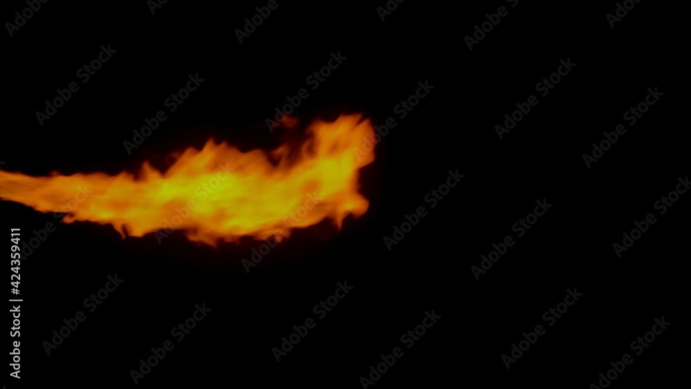 Fire ball explosion shooting , slow motion Fire ball explosion shooting , slow motion