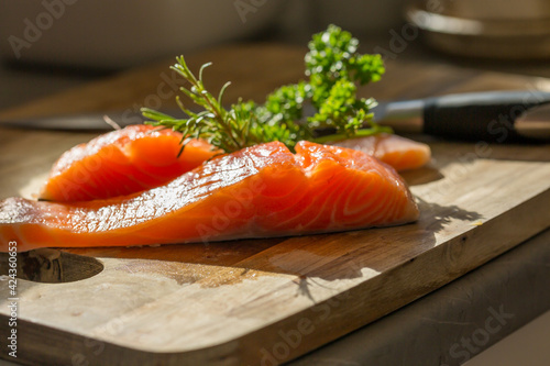Safe salmon healthy eating