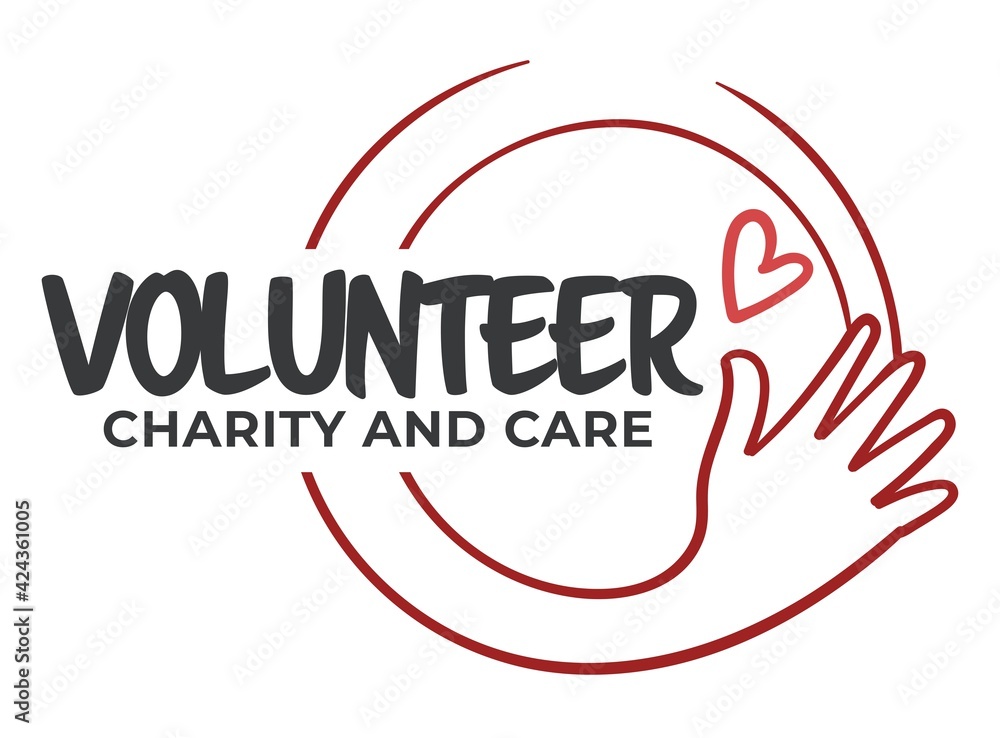 Volunteer charity and care, activism and kindness