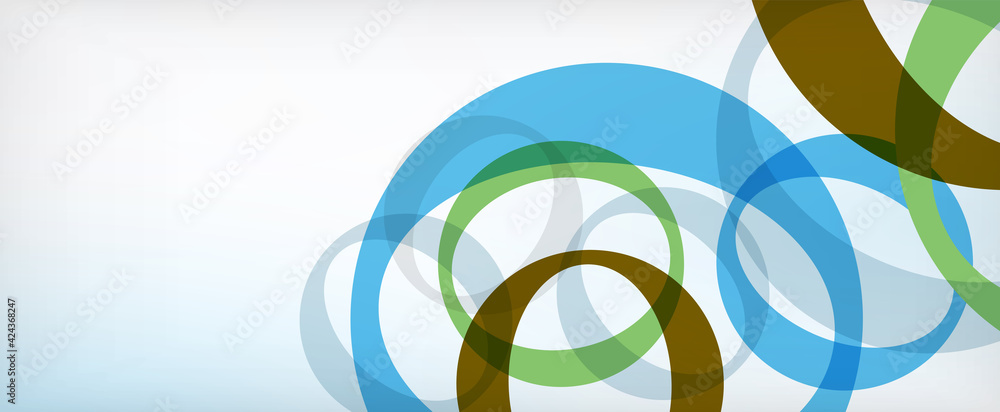 Ring geometric shapes, o letter repetition wallpaper. Abstract background for business or technology presentations, internet posters or web brochure covers Ring geometric shapes, o letter repetition wallpaper. Abstract background for business or technology presentations, internet posters or web brochure covers