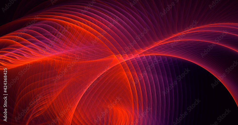 3D rendering abstract colorful fractal light background 3D rendering abstract colorful fractal light background