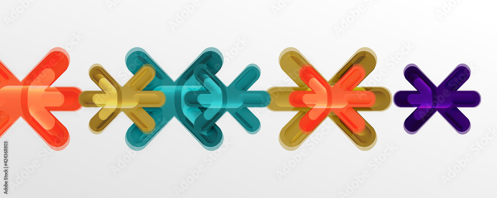 Abstract glossy crosses background for business or technology presentations, internet posters or web brochure covers Abstract glossy crosses background for business or technology presentations, internet posters or web brochure covers
