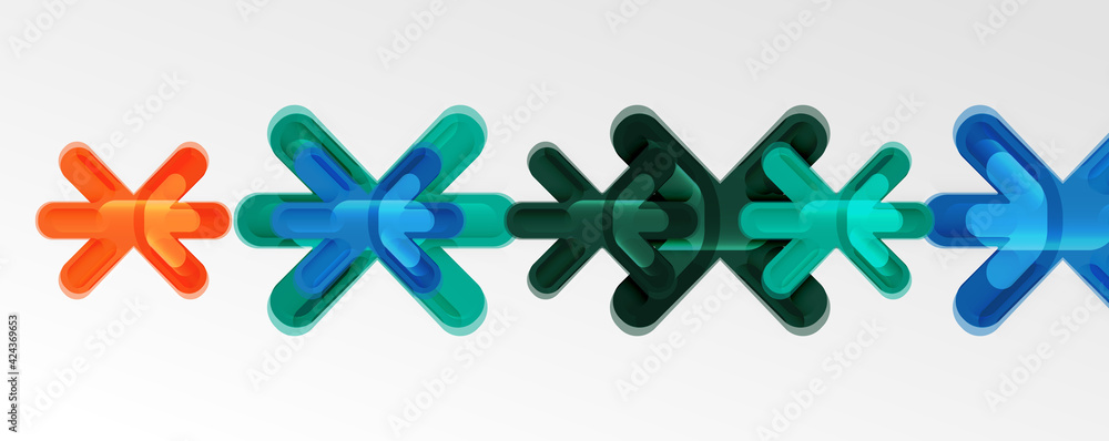 Abstract glossy crosses background for business or technology presentations, internet posters or web brochure covers Abstract glossy crosses background for business or technology presentations, internet posters or web brochure covers