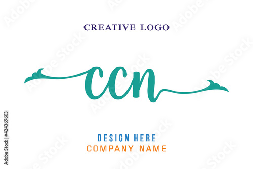 CCN lettering logo is simple, easy to understand and authoritative photo