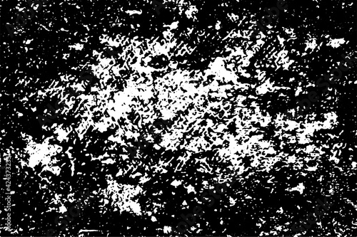 Dirty grunge background. The monochrome texture is old. Vintage worn pattern. The surface is covered with scratches
