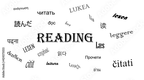 reading in many languages and different fonts