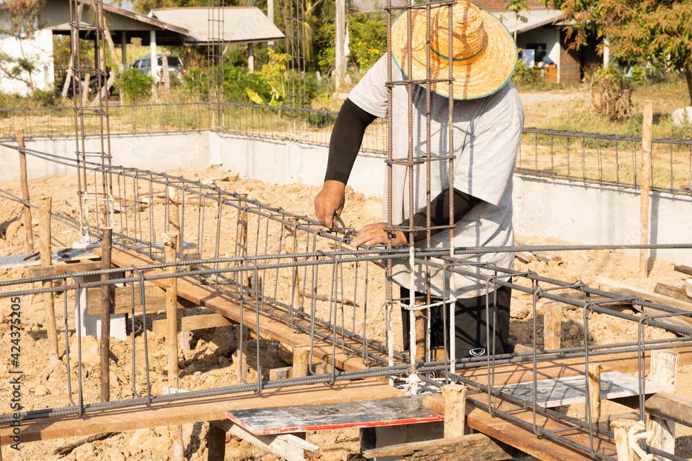 construction worker on a site construction worker on a site