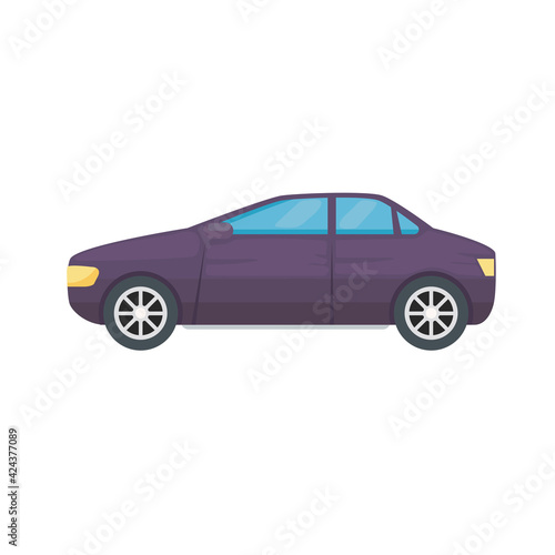 purple car vehicle