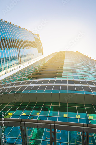 View of the skyscraper from...