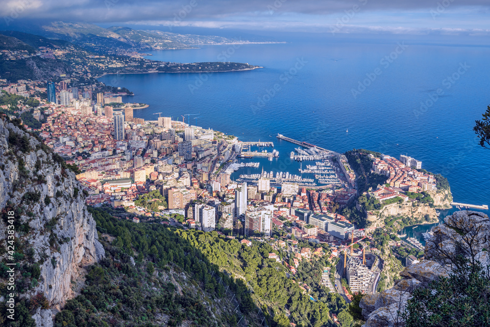 Fototapeta premium Monaco from eagle's nest